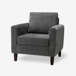 Deionides Tufted Wooden Upholstered Comfy Club Chair For Bedroom And Living Room With Wood Legs | ARTFUL LIVING DESIGN -Furniture Specialty Store GUEST d4124116 f2cd 4acb b414 c110dc653e0a