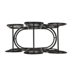 Ferrat Modern Industrial 13 Bottle Tabletop Cactus Wine Rack Black - Christopher Knight Home -Furniture Specialty Store GUEST d468f08a 381b 4138 bd5d 49318391c3f1