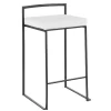 Set Of 2 26" Fuji Contemporary Counter Height Barstools - LumiSource