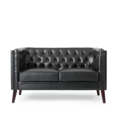Holasek Contemporary Upholstered Tufted Loveseat - Christopher Knight Home -Furniture Specialty Store GUEST d492a292 8793 4440 ad08 ec1db6241df3