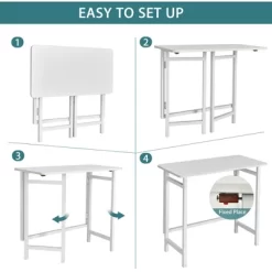 Costway Folding Table Computer Desk PC Laptop Writing Table Home Office Workstation -Furniture Specialty Store GUEST d4f18379 6bca 46d3 b26e 2de64609d52f
