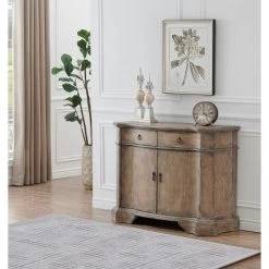 Belcher Antique Inspired 2 Door 2 Drawer Storage Buffet Cabinet Weathered Brown - Treasure Trove -Furniture Specialty Store GUEST d506b058 e431 4e5b 9ecf d6ae7f61d7bb