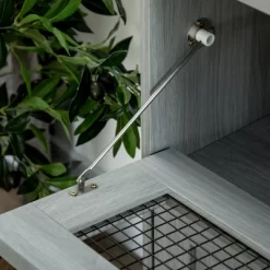 HOMCOM Industrial Buffet Cabinet, Kitchen Sideboard With Metal Grid Flip Drawer, 2-Tier Cabinet, Adjustable Shelf For Living Room, Dining Room, Gray 10 HOMCOM Industrial Buffet Cabinet, Kitchen Sideboard With Metal Grid Flip Drawer, 2-Tier Cabinet, Adjustable Shelf For Living Room, Dining Room, Gray -Furniture Specialty Store GUEST d53d8733 1eb6 455d 9c0e a4a94577bbfb