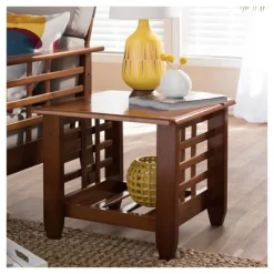 Larissa Modern Classic Mission Style Living Room Occasional End Table - Cherry Brown - Baxton Studio 7 Larissa Modern Classic Mission Style Living Room Occasional End Table - Cherry Brown - Baxton Studio -Furniture Specialty Store GUEST d55d8179 4063 4d97 915f 7390ebb455e2