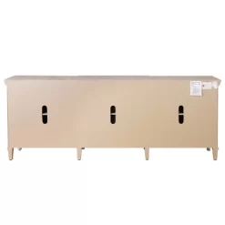 Naples 6 Door Mirrored Cabinet Natural - Stylecraft -Furniture Specialty Store GUEST d56223d4 57c6 491c 8811 db96922f4cdf