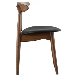 Set Of 2 Cortland Danish Modern Walnut Dining Chair - Inspire Q -Furniture Specialty Store GUEST d56d3bb2 eb3f 4b84 b217 70fdd21aecea