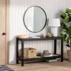 Console Table With Woven Rattan Shelf Black - Threshold™ Designed With Studio McGee 2 Console Table With Woven Rattan Shelf Black - Threshold™ Designed With Studio McGee -Furniture Specialty Store GUEST d5ca4c7c 21dc 4418 b881 7ad5a979e147