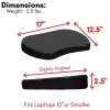 Sofia + Sam Mini Memory Foam Lap Desk Color: Black -Furniture Specialty Store GUEST d6354f9d f5d9 4910 9ef3 de5d473f97d7