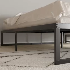 Merrick Lane 14 Inch Steel Bed Frame With Steel Slat Support For Any Mattress (No Box Spring Required) -Furniture Specialty Store GUEST d6fc3635 ddb2 4946 9b66 23178d3995db