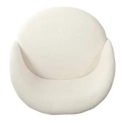 Modern Sherpa Accent Chair Cream - HomePop -Furniture Specialty Store GUEST d7debbd5 6f9e 4107 8cb0 aee5a3b02ad4