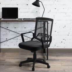 Office Chair - Adjustable Height Computer Chair With Wheels, Square Tilting Mesh Back, Foam Seat, Arms, Swivels In 360-Degrees By Lavish Home (Black) 10 Office Chair - Adjustable Height Computer Chair With Wheels, Square Tilting Mesh Back, Foam Seat, Arms, Swivels In 360-Degrees By Lavish Home (Black) -Furniture Specialty Store GUEST d7e89920 7917 4f46 ac9f 195594f30c5a