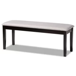 Teresa Fabric Upholstered And Wood Dining Bench - Baxton Studio -Furniture Specialty Store GUEST d7fdc3a4 7e1c 4a15 a20c 5d0e7f6d2297