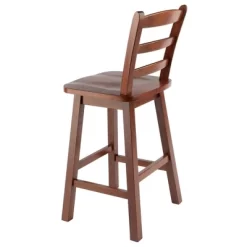 Scalera Ladder Back Swivel Seat Barstool Walnut - Winsome -Furniture Specialty Store GUEST d8ee7a79 b4df 4989 8260 b051f800986d