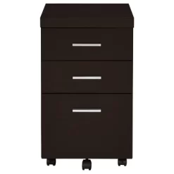 3pc Skeena Office Desk Set Cappuccino - Coaster -Furniture Specialty Store GUEST d973de05 80d5 4c66 be9a 52df397ce15f