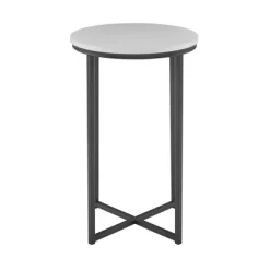 Vivian Glam X Leg Round Side Table - Saracina Home -Furniture Specialty Store GUEST d9c87a6c 23a2 4a0b be6b a91c0814beb2