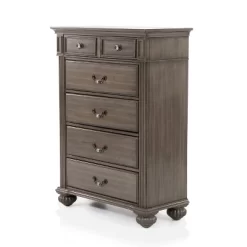 6pc Pennings Traditional Bedroom Set Gray - HOMES: Inside + Out -Furniture Specialty Store GUEST d9e3bdb1 ac25 4ab9 89ab 4b3038b10f6b