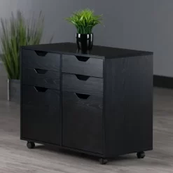 Halifax 2 Sections Mobile Storage Cabinet - Winsome 17 Halifax 2 Sections Mobile Storage Cabinet - Winsome -Furniture Specialty Store GUEST da30bf80 ae52 4d2b 82e1 142a6f57e40e