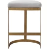 Uttermost Ivanna 26" High Half-Round Modern Gold Counter Stool 1 Uttermost Ivanna 26" High Half-Round Modern Gold Counter Stool -Furniture Specialty Store GUEST da6ad740 247f 4c78 9f4a ccee2f43ee85