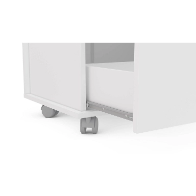 Damasco 2 Drawer File Cabinet White - Polifurniture 3 Damasco 2 Drawer File Cabinet White - Polifurniture