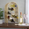Twine Trellis Wine Rack, Holds 14 Bottles, Gold Countertop Wine Storage, Cast Iron -Furniture Specialty Store GUEST db9f9f6a cd50 4adf 853c 12560f6d6f7e