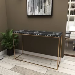 Eclectic Wood Console Table Gold - Olivia & May 34 Eclectic Wood Console Table Gold - Olivia & May -Furniture Specialty Store GUEST dc5b3359 ac25 4618 9ea5 92e1307711a2
