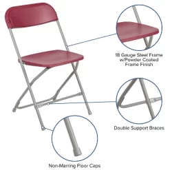 Flash Furniture Hercules™ Series Plastic Folding Chair - 2 Pack 650LB Weight Capacity 26 Flash Furniture Hercules™ Series Plastic Folding Chair - 2 Pack 650LB Weight Capacity -Furniture Specialty Store GUEST dcbf7e81 0047 4f27 b195 3445ad497ba3