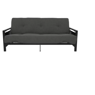 DHP Henley Metal Arm Futon Frame Black Metal - Dorel Home Products 7 DHP Henley Metal Arm Futon Frame Black Metal - Dorel Home Products - Image 5