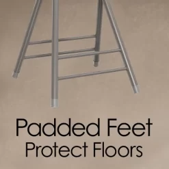 Hastings Home 24" Foldable Padded Indoor Counter-Height Stool – Gray -Furniture Specialty Store GUEST dcf40233 906c 44dd bfee c523e6e178c2