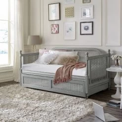 Twin Melanie Wood Cane Complete Daybed With Trundle - Hillsdale Furniture -Furniture Specialty Store GUEST dd126d53 c02b 4434 b60e ff86429694bb
