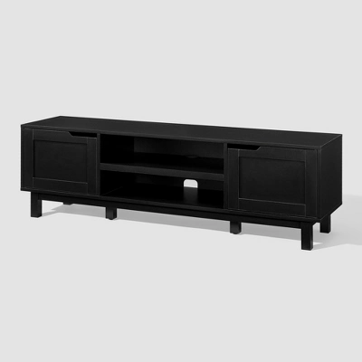 Modern Transitional 2 Door Storage TV Stand For TVs Up To 65" - Saracina Home 8 Modern Transitional 2 Door Storage TV Stand For TVs Up To 65" - Saracina Home - Image 6