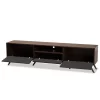 Naoki Wood TV Stand For TVs Up To 75" Gray/Walnut - Baxton Studio -Furniture Specialty Store GUEST de2ad243 035f 4752 913d 6dd6dc2b7741