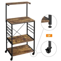 Yaheetech 50.5"H Kitchen Baker's Rack With Side Hooks 17 Yaheetech 50.5"H Kitchen Baker's Rack With Side Hooks -Furniture Specialty Store GUEST de5d7b7c d4ab 4901 b0ec 84d6af710134