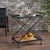 Sherianne Industrial Iron Bar Cart - Christopher Knight Home -Furniture Specialty Store GUEST deff7afc 74f9 4c11 b449 09ef75bcf258