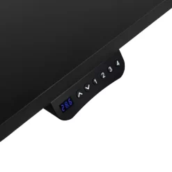 Flash Furniture 48" Wide Black Electric Height Adjustable Standing Desk With Mid-Back Black LeatherSoft And Chrome Executive Swivel Office Chair -Furniture Specialty Store GUEST df0012e9 80de 467b b315 3cbb87fd34f0 1