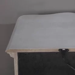 3pc Queen Bentlee Bedroom Set With 2 Nightstands Silver/Warm Gray - HOMES: Inside + Out -Furniture Specialty Store GUEST dfe6e80d 11c4 41f8 9c8b fe4bb39ddef9