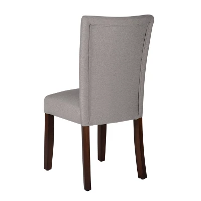 Parsons Chair With Espresso Leg - HomePop 6 Parsons Chair With Espresso Leg - HomePop - Image 4
