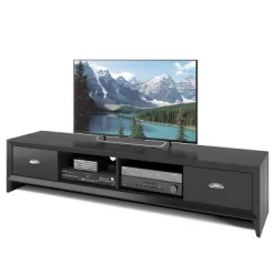 Lakewood Extra Wide TV Stand For TVs Up To 80" Black - CorLiving 9 Lakewood Extra Wide TV Stand For TVs Up To 80" Black - CorLiving -Furniture Specialty Store GUEST e2912bf1 0f64 45d6 a843 9480d2bc3916