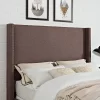 King Casey Wingback Upholstered Headboard Taupe Brown - Crosley -Furniture Specialty Store GUEST e2a4f650 174c 436a a22f 96b15a33df81