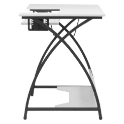 Comet Plus Sewing/Office Table With Fold Down Top, Height Adjustable Platform And Bottom Storage Shelf Black/White - Sew Ready 20 Comet Plus Sewing/Office Table With Fold Down Top, Height Adjustable Platform And Bottom Storage Shelf Black/White - Sew Ready -Furniture Specialty Store GUEST e2ad7bdc aeff 4ab9 9bc2 b688da1799b1
