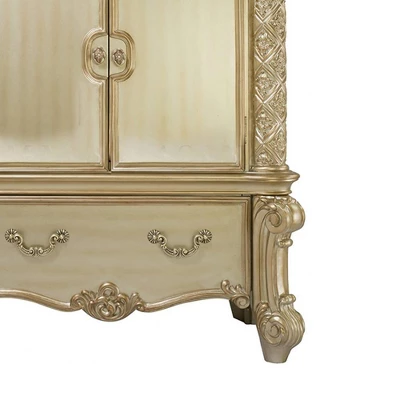 44" Vendome Bedroom Set Gold Patina/Bone White - Acme Furniture 4 44" Vendome Bedroom Set Gold Patina/Bone White - Acme Furniture - Image 2