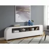Full/Twin Tioga Upholstered Bookcase Bed White - MiBasics -Furniture Specialty Store GUEST e332850b 9dee 4a58 961b 4eb0c52c267f