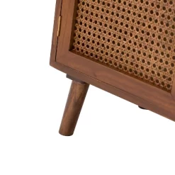 Birnirk 2-Door Accent Solid Wood Storage Cabinet With Shelves| KARAT HOME-Cherry -Furniture Specialty Store GUEST e39d7aea 6243 477b 8490 ce616d024537