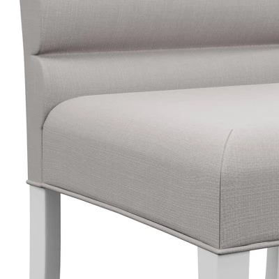 27" Desco Wood Upholstered Counter Height Barstool White - Hillsdale Furniture 9 27" Desco Wood Upholstered Counter Height Barstool White - Hillsdale Furniture - Image 7