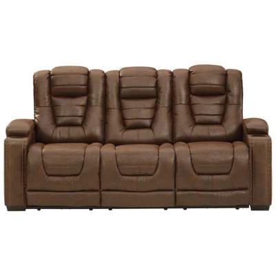 Owner's Box Power Recliner Sofa With Adjustable Headrest Thyme - Signature Design By Ashley 4 Owner's Box Power Recliner Sofa With Adjustable Headrest Thyme - Signature Design By Ashley - Image 2
