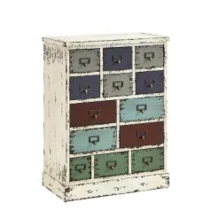 Garrick Distressed 13Drawer Cabinet - Powell Company