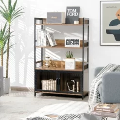 Costway 3-Tier Baker's Rack Industrial Kitchen Microwave Oven Stand W/Storage Cabinet 13 Costway 3-Tier Baker's Rack Industrial Kitchen Microwave Oven Stand W/Storage Cabinet -Furniture Specialty Store GUEST e4d222b2 353b 4a43 9c21 600afccb22e9