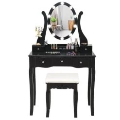 Costway Vanity Table Set W/10 Light Bulbs And Touch Switch Makeup Dressing Table 22 Costway Vanity Table Set W/10 Light Bulbs And Touch Switch Makeup Dressing Table -Furniture Specialty Store GUEST e5676b7b ab6f 4794 9efe 4cfabc1f7b0c