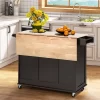 Costway Kitchen Island Cart On Wheels, Mobile Kitchen Island Rolling Island Trolley W/ 2-Door Cabinet -Furniture Specialty Store GUEST e58e8ba8 d91c 443d 95e7 def277dd576e