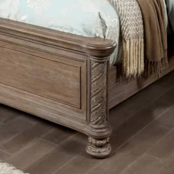 6pc Lellen Bedroom Set Beige/Rustic Natural Tone - HOMES: Inside + Out -Furniture Specialty Store GUEST e6497b59 049c 4e5b a417 b87d7728ff8a