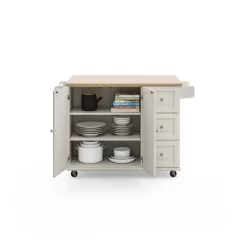 Dolly Madison Kitchen Cart With Wood Top - Home Styles -Furniture Specialty Store GUEST e6b1a483 a957 4518 8531 33b353e8cf2d